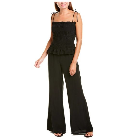 NWT Tory Burch Silk Smocked Jumpsuit